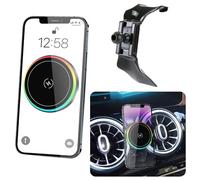 LUNQIN Car Magnetic Phone Mount for Mercedes Benz GLA-Class 2021 2022 2023 2024 2025 2026 Auto Interior Accessories Best Cellphone Holder Fast 15W Wireless Charger Cell Phones Charging Screen Stand