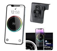 LUNQIN Car Magnetic Phone Mount for Mercedes Benz Sprinter eSprinter 2019 2020 2022 2023 2024 2025 Auto Accessories Best Cellphone Holder Fast 15W Wireless Charger Cell Phones Charging Screen Stand