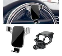 LUNQIN Car Phone Holder for 2014-2021 Mini F54 F55 F56 F57 F60 [2017-2021 F-Series Clubman/Convertible/Hardtop 2 & 4 Door]and 2014-2016 Cooper and 2017-2020 Countryman Auto Accessories Cellphone Mount