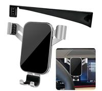 LUNQIN Car Phone Holder for BMW 5 Series 2024 2025 2026 530i 540i 550e and BMW i5 2024-2026 Auto Interior Accessories Best Cell Phones Mount Cellphone Mobile Cradle Navigation Charging Screen Stand