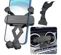 LUNQIN Car Phone Holder Mount for 2014-2021 Mercedes Benz C-Class C260 C200 C300 and 2015-2022 GLC-Class GLC200 GLC260 GLC300 Auto Accessories Interior Decoration Mobile Cell Smartphone Bracket