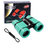Lunriwis Kids Binoculars, 4x30 Large Field of View, High Definition, Outdoor Toys for Boys and Girls 3-12 Years Old, Suitable for Outdoor Camping, Birthday Gift(Green)