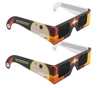 LUNT SOLAR SYSTEMS Unisex's Adult Tse 2 Pack Lunt Solar 2024 Eclipse Glasses, Black, One Size