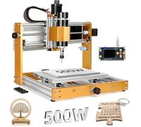 LUNYEE All-Metal 500W CNC Router Machine, 3018 PRO MAX CNC Machine 3 Axis Limit Switches & Emergency-Stop with GRBL Offline Control for Cutting Wood Acrylic MDF Plastic, Working Area: 300 x 180 x 80mm