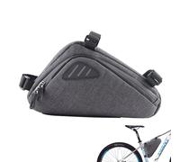 Lunyloer Bike Triangle Frame Bag, Under Top Tube Pouch, Storage Tube Bags, Cycling Waterproof Front Handlebar Bag, Side Opening Corner Pouch, Storage Pack for MTB