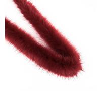 LUNYY 1Meter Faux Fur Strips For Sweater Coat Hood Hat Faux fox fur Furry Fluffy Trim Trimming Clothes Accessory DIY Fluffy Garment Material