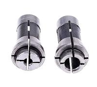 Luo ke 2 Pcs Industries Die Grinder Collet Carbon Steel Chuck Machine Clamping Collet For 3mm And 6mm Dia Arbors/Shanks