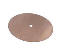 Luo ke 6" x 1/2'' Arbor Copper Disc Master Base Lap Plate, Copper Flat Lap Disk for Flat Abrasive Wheels/Backer-Disc/Slant Cabber Polishing Machine