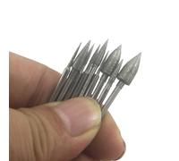 Luo ke Diamond Grinding Bit, 3/32 Inch Shank Stone Carving Tool For Dremel Rotary Tool (Pack of 9)