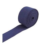 LuoAXINN 3 Meters 20-38mm 2mm Cotton Webbing Tapes Backpack Belt Ribbon Polyester Band Straps Luggage Bias Binding DIY Accessories for Handbag, Indoor&Outdoor Gear, DIY Projects(19DarkBlue,25mm)