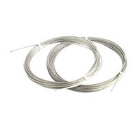 LuoAXINN 304 Stainless Steel Wire Rope Lifting Wire Rope Diameter 0.3-4.0mm for Garden Climbing Plants, Picture Hanging,Clothe(1.5mm 7x7,30 meters)