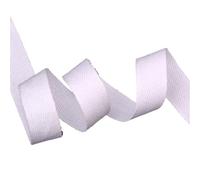 LuoAXINN 50 Yards White Twill Cotton Webbing Tape Bias for Bag Home Textile Handmade Craft 10mm/15mm/20mm/25mm/30mm/40mm/50mm Width for Handbag, Indoor&Outdoor Gear, DIY Projects(20mm white)