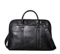 LuoAXINN Executive Briefcase Casual Business Portfolio Men's Genuine Leather Handbag Office Computer Bags For 16 Inch Laptop for Men Women to Work Travel School
