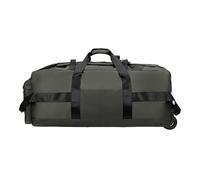 LuoAXINN Foldable Wheeled Travel Bag Outdoor Camping Hiking Car Duffle Bags Luggage Moving Handbag Large Sport Fitness Storage Backpack for Sports Overnight Weekend Camping(Green)