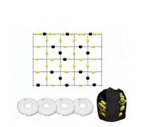 LuoAXINN Goalkeeper Deflection Equipment Compact Ball Deflector for Indoor Outdoor Reflexes Agility Training Ball Control Soccer Training for Reflex & Agility Training(200x160cm)