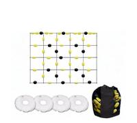 LuoAXINN Goalkeeper Deflection Equipment Floor Ball Deflector for Soccer Training for Reflex & Agility Training(200x160cm)