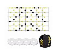 LuoAXINN Goalkeeper Deflection Equipment Square Reflex Agility Training Kit for Indoor Outdoor Soccer Training Agility Training Reflexes for Reflex & Agility Training(200x160cm)