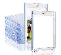 Luobannm 10-Pack 35pt Magnetic Card Holders for Trading Cards, Sports Card Holder,for Collectible Baseball Game Cards