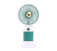 Luobannm 2-In-1 Cute Fan Phone Stand Portable with Strong Airflow & Stable Support for Summer Cooling & Movie Watching D