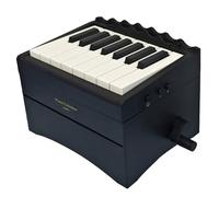 Luobannm 2025 Piano Calendar Piano Calendar Aesthetic 3D Calendar Piano Playable USB Charging Gift Office with Popular Songs