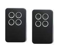Luobannm 2pcs Universal Multifrequency Garage Remote Gate Remote Control 280-868MHZ for All Fixed Code and Parts of Rolling Code