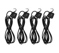 Luobannm 4pcs Momentary Switch 12V 24V Mini Button Switch for Car Horn, Industrial Control, Electronics Experiments