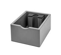 Luobannm Anti Slip Espresso Coffee Grounds Box Coffee Grounds Box Coffee Grounds Bucket Grey