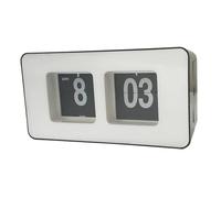 Luobannm Automatic Page Turning Clock Watch Battery Powered Suitable Bedroom Desk Decoration A