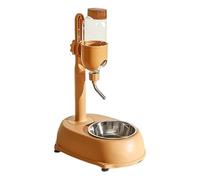 Luobannm Automatic Pet Dispenser Dog Bowl Drinking Water Bottle Feeder Anti-Tip Hanging Kettle Cat Food Container Pets Supplies C