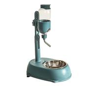 Luobannm Automatic Pet Dispenser Dog Bowl Drinking Water Bottle Feeder Anti-Tip Hanging Kettle Cat Food Container Pets Supplies B