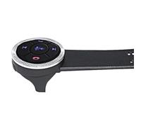 Luobannm Car Steering Wheel Remote Control Button with Backlight 7-Key Wireless Functionality for Car Radio DVD Android GPS Multimedia Accessories Silver