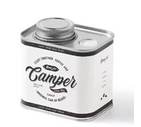 Luobannm Coffee Bean Airtight Cans Portable Outdoor Camping Tin Box Food-Grade Packaging Coffee Container Kitchen Storage Bottles andCans White