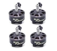 Luobannm CW Thread FPV Racing 4pcs SUN FUN 2207 1750KV 2450KV 2750KV Brushless Motor for RC Drone Quadcopter Spare Parts 2207 2450KV