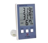 Luobannm Digital Thermometer C/F LCD Display Sensor Electronic Thermometer and Hygrometer