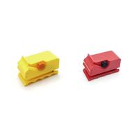 Luobannm DIY Projects Cardboard Cutting Tool 2PCS Cat-Shaped Handheld Scratching Cutter Ergonomic Design Red+Yellow