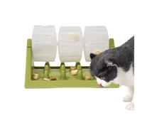 Luobannm Dog Bowl Interactive Slow Feeder-Puzzle Toy for Anxiety Relief and Boredom-Feeding Toy Controlled for Dogs Cats C