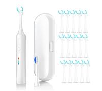 Luobannm Electric Flosser 50 Replacement Heads Water Floss Alternative, Brushing and Flossing for Home and Travel Rushing and Flossing White