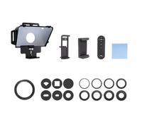 Luobannm F8 Universal Teleprompter for Tablets Laptops Smartphones Cameras for Live Streaming and Recording with Large Screen