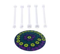 Luobannm Floral Stamp Set Flower Petal for Dotting Tools, 10-Petal Double Sided Tool for Card Making