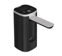 Luobannm Foldable Water Bottle Pump Touch Control Portable Electric Water Dispenser for Home Black