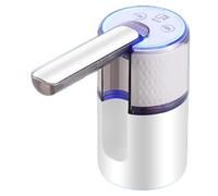 Luobannm Foldable Water Dispenser Folding Electric Water Pump Drinking Water Pressure Artifact White+Grey