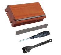 Luobannm Guitar Fret Crowning Tool - 3/23/35 Degree Fret End Bevel File for Precision Dressing