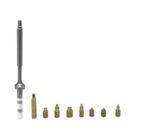 Luobannm Heat Insert Nut Iron Tip Kit TS100 Soldering Iron Tip Insert Internal ThreadHead for TS101 PTS200 PTS201 for 3D Printer