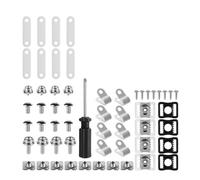 Luobannm Hockey Helmet Clips Screws Hardware Repair Kit Replacement Parts Helmet Maintenance Tools for Football Baseball