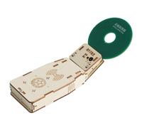 Luobannm Learning Educational Wooden Woodworking Puzzle for Kids DIY Metal Detector Technology Science Experimental Tool Kit Teaching Aid