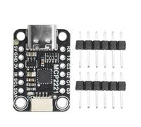 Luobannm MCP2221A USB to GPIO ADC/I2C Conversion Module TYPE-C Interface Signal Processing Board for OLED Display Sensor PWM Driver