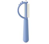 Luobannm Pet Cleaning and Grooming Products Double-Sided Detangling Comb for Cats and Dogs Detangling Comb for Loose Hair Removal Blue
