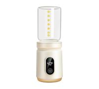 Luobannm Portable 4500mAh Baby Bottle Warmer with Fast Heating Leak-Proof Design, 4 Temp Settings Safety Milk Warmer for Baby