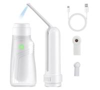 Luobannm Portable Electric Rechargeable Bidet, 400ml Water Tank, 3 Pressure Modes, Includes 2 Nozzles, Women's Perineal Bottle