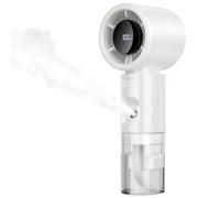 Luobannm Portable Handheld Misting Fan Mini Turbo with LED Display LED Display for Outdoor, Travel